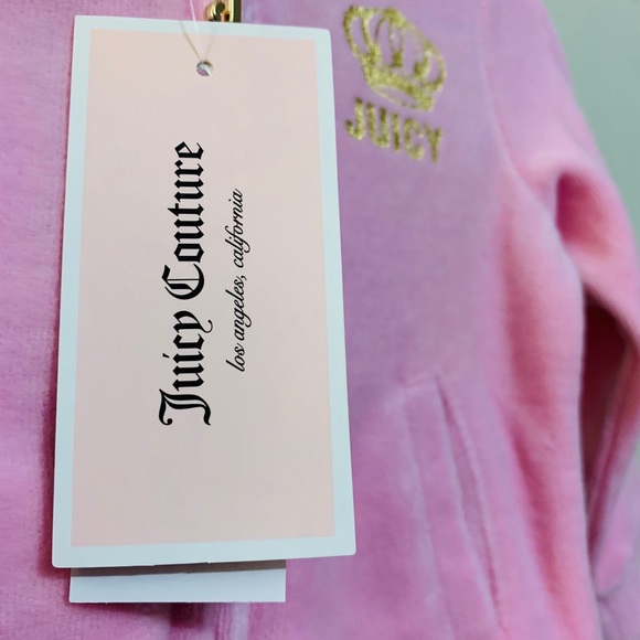 Baby Juicy Couture Velour Tracksuit 12M NWT $64 - Picture 6 of 8